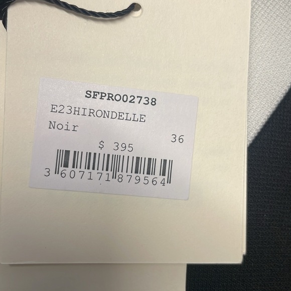 Hirondelle Contrast Trim Pleated Mini Dress - Picture 4 of 4